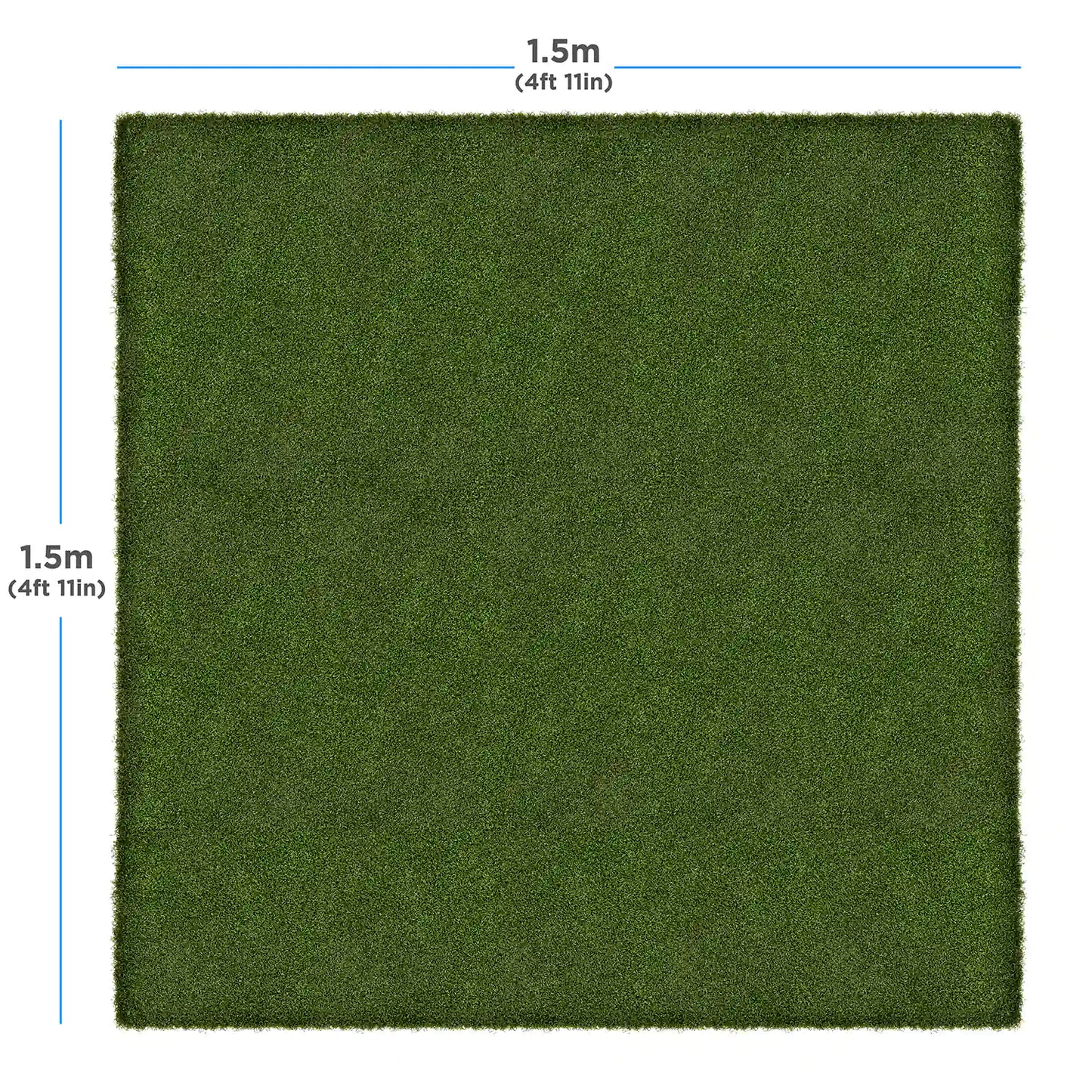 Tapis de gazon pour tee 1,5 mx 1,5 m (4' 11" x 4' 11")