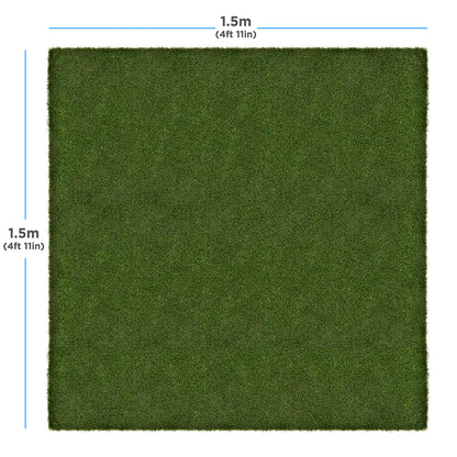 Tapis de gazon pour tee 1,5 mx 1,5 m (4' 11" x 4' 11")