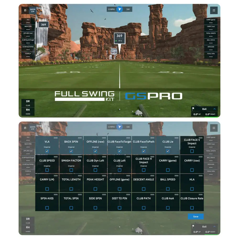 Full Swing KIT Startmonitor + GSPro Software