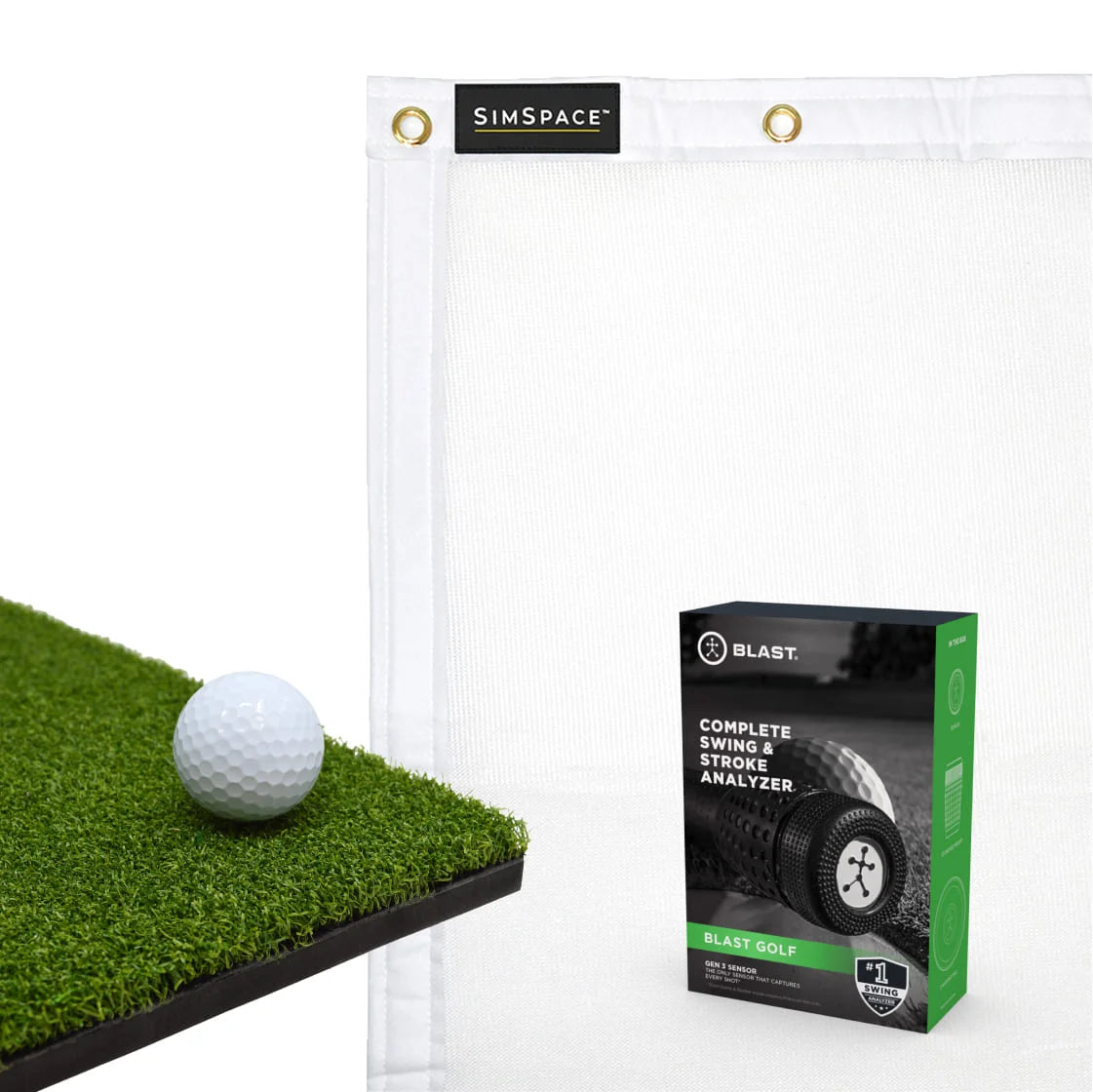 Blast Golf Practice Net Bundle