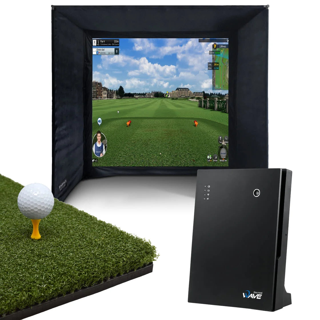 Golfzon WAVE Home Simulator-Paket