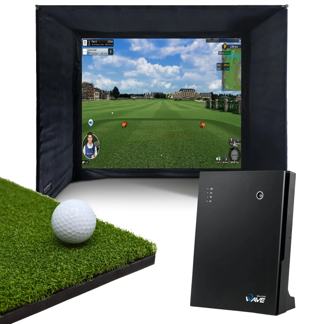 Golfzon WAVE Home Simulator-Paket