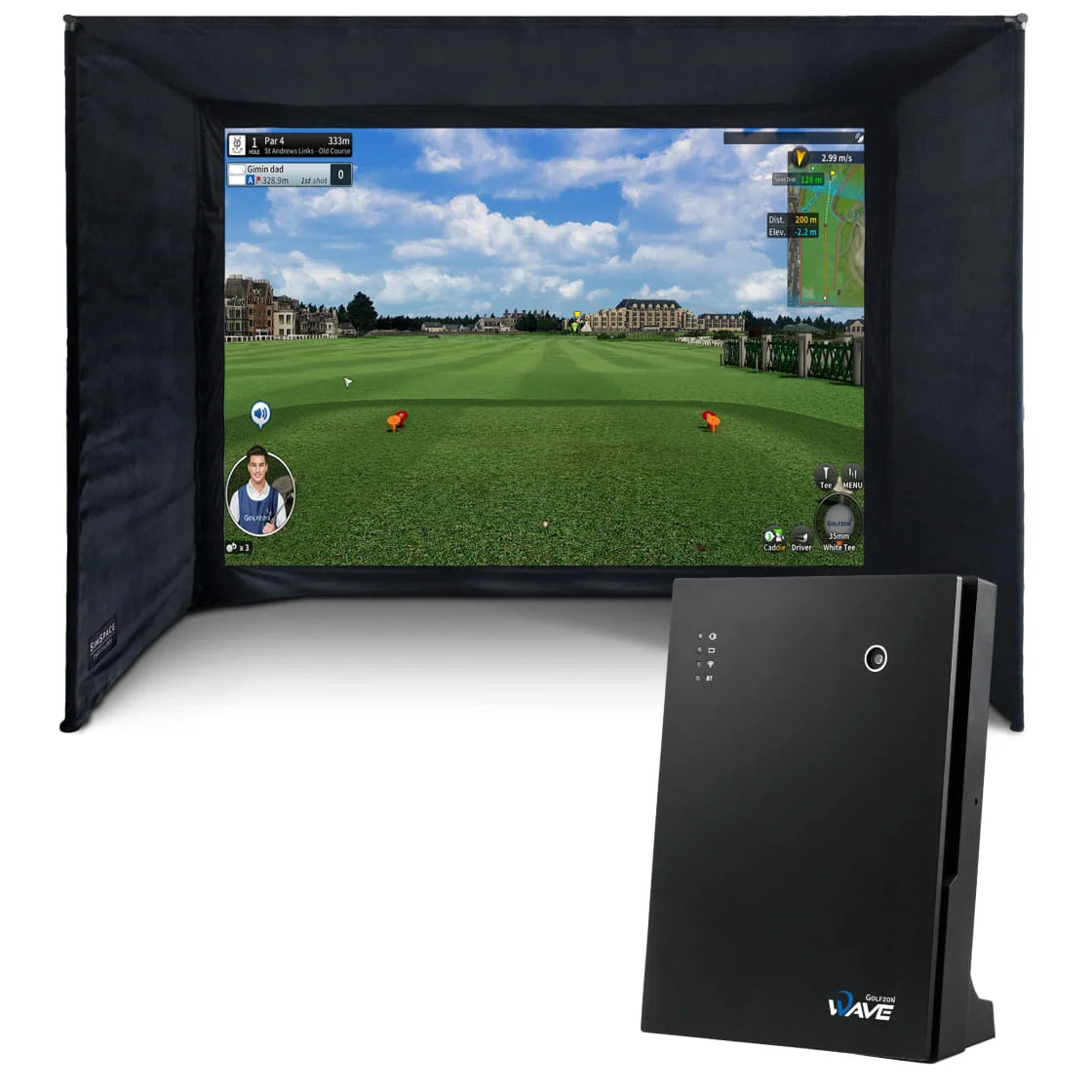 Golfzon WAVE Home Simulator-Paket