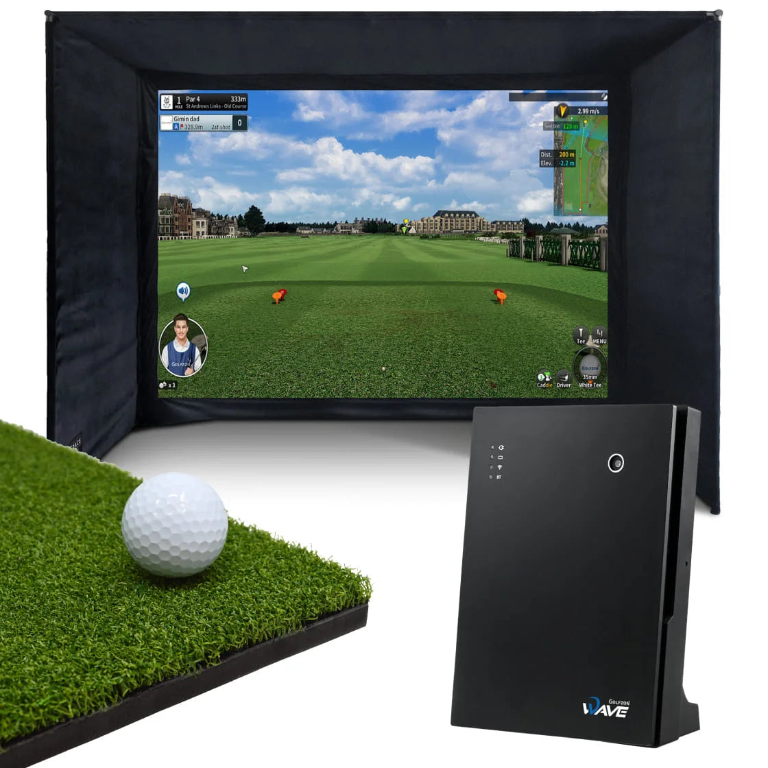 Golfzon WAVE Home Simulator-Paket