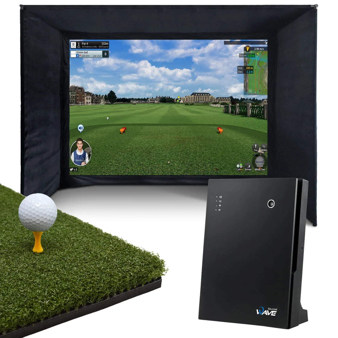 Golfzon WAVE Home Simulator-Paket