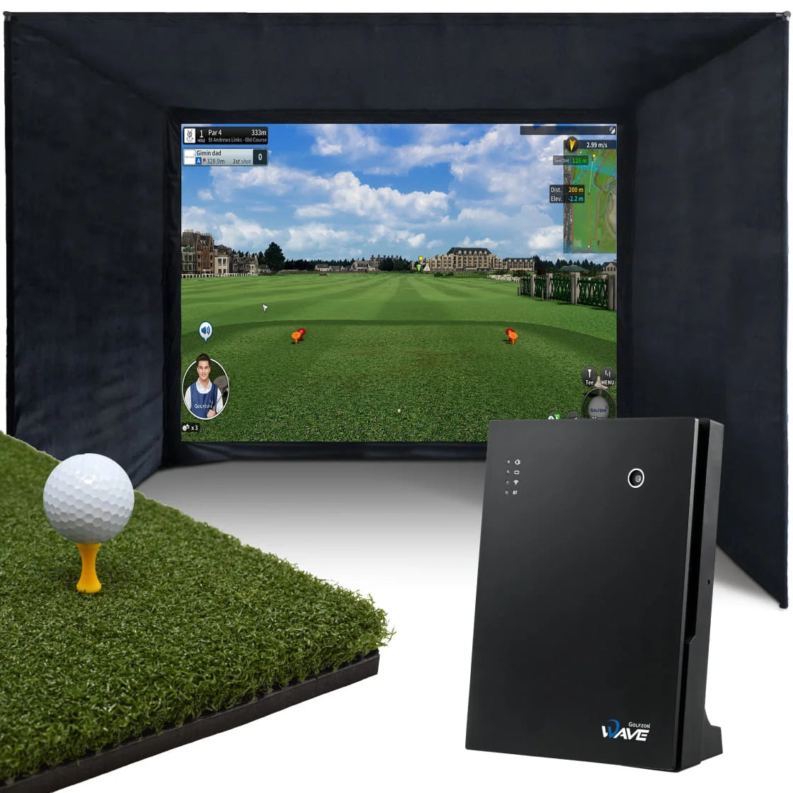 Golfzon WAVE Home Simulator-Paket